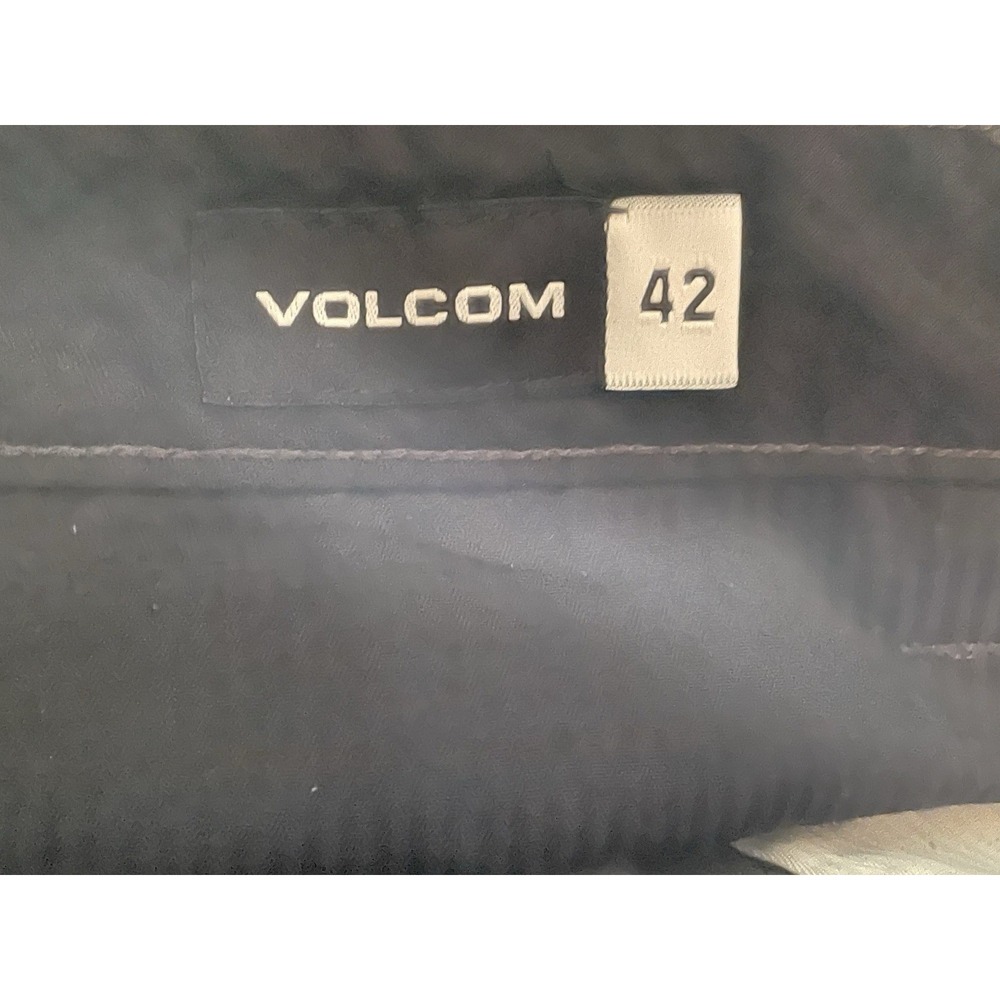Volcom Shorts‎ Mens Gray Heathered Chino Flat Front Casual Size 42 - Picture 5 of 6